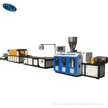 Extruder machine plastic WPC PVC profile production line